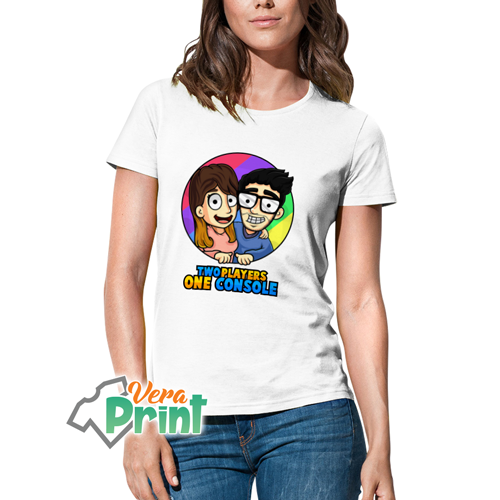 maglietta two players one console